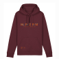 Preview: cozy hoodie "MPZPM" burgund