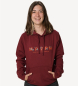 Preview: cozy hoodie "MPZPM" burgund