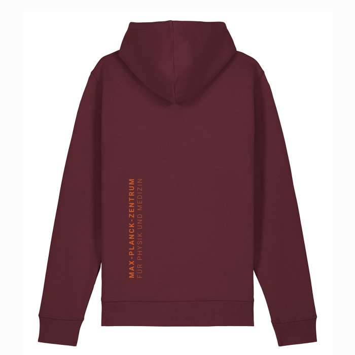 Preview: cozy hoodie "MPZPM" burgund