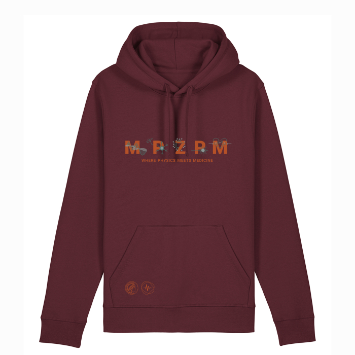 cozy hoodie "MPZPM" burgund