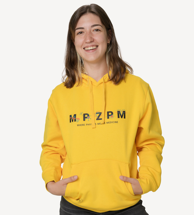 cozy hoodie "MPZPM" yellow