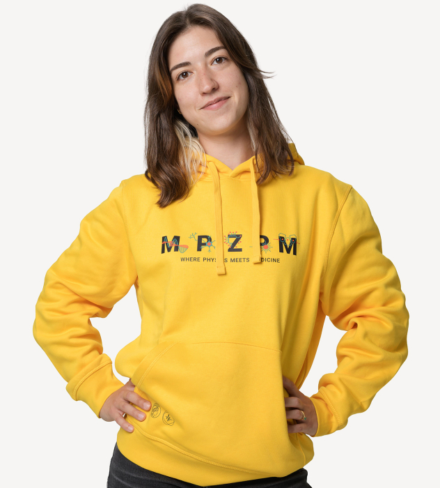 cozy hoodie "MPZPM" yellow