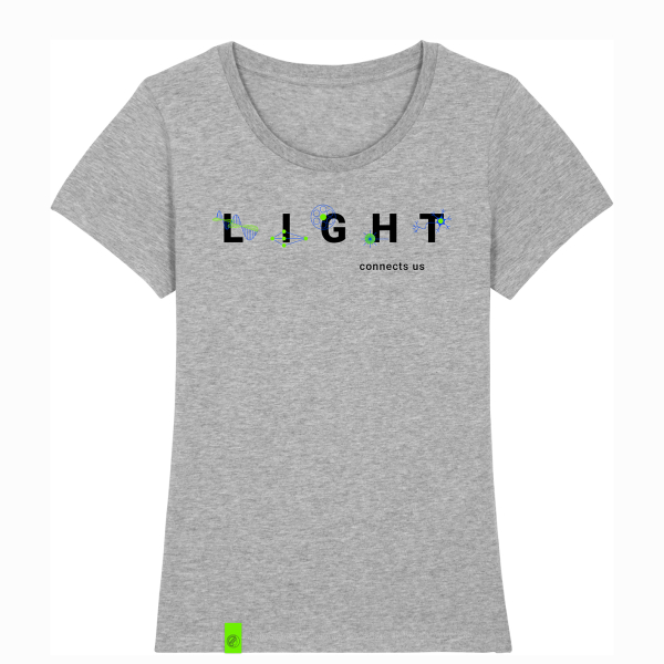 Damenshirt LIGHT grau meliert