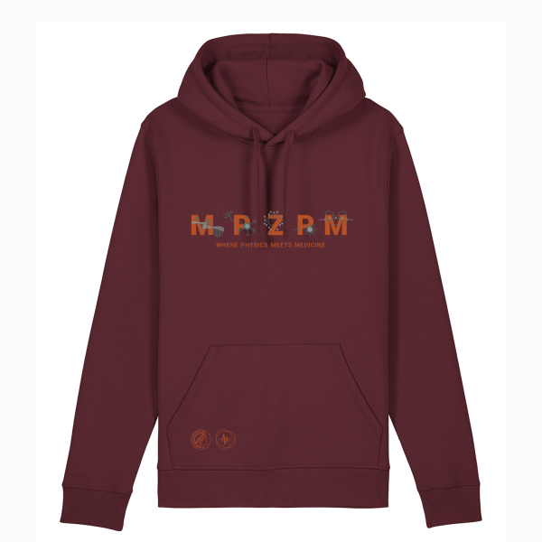 cozy hoodie "MPZPM" burgund