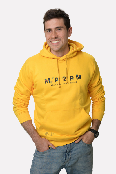 cozy hoodie "MPZPM" yellow