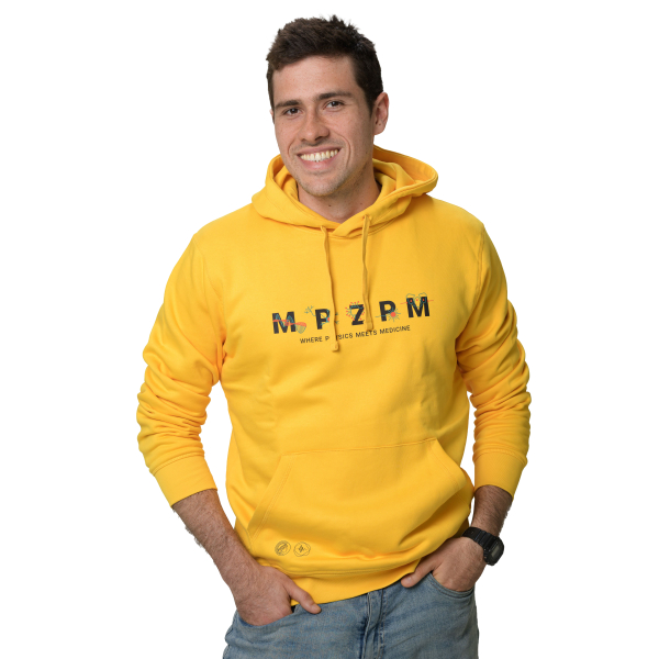 cozy hoodie "MPZPM" yellow