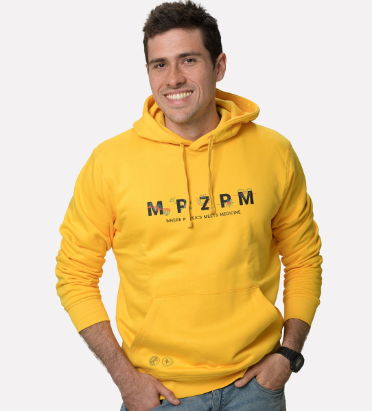 cozy hoodie "MPZPM" yellow